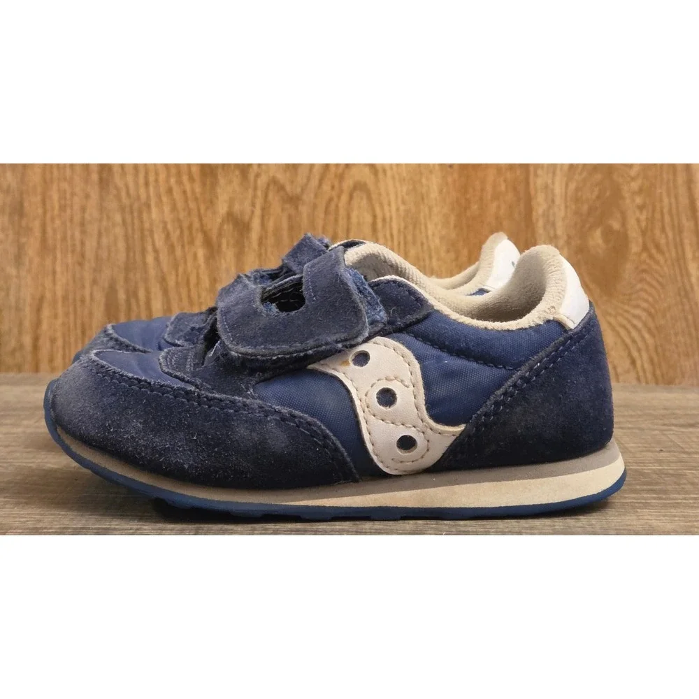 Saucony Jazz H&L Sneakers Shoes Baby Size 6.5 Blue